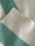 Hudsons Bay Vintage Light Green Wool Blanket