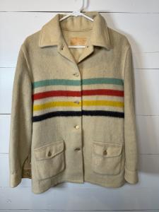 Vintage Hudson's Bay Wool Point Blanket