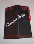 1966 Canadian Pacific Railroad Travel Timetable