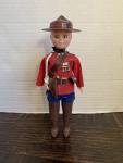 Canadian Mountie Plastic Doll Souvenir 7.5