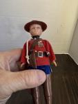 Canadian Mountie Plastic Doll Souvenir 7.5
