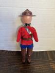 Canadian Mountie Plastic Doll Souvenir 7.5