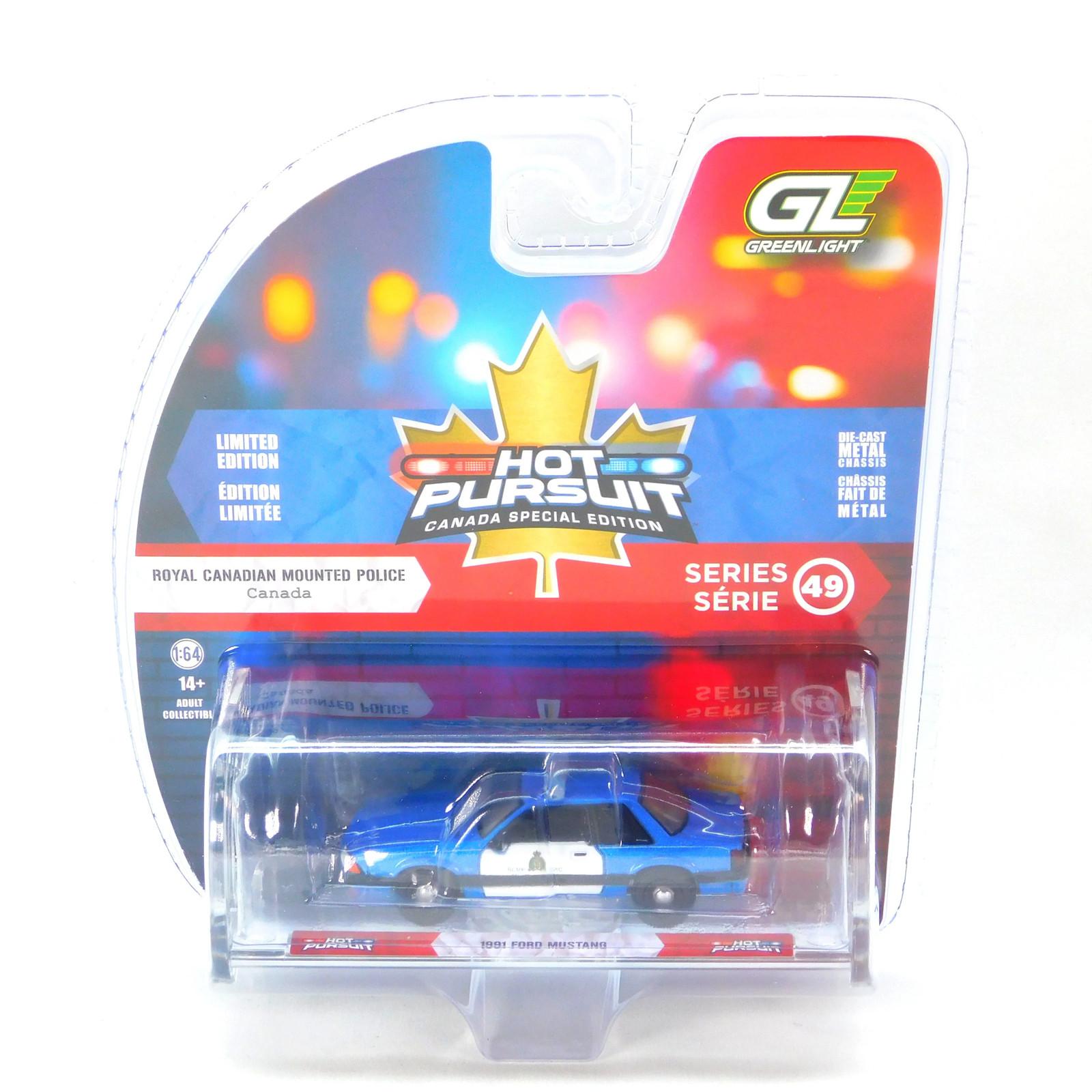 1991 Mustang RCMP Diecast 1:64 Greenlight