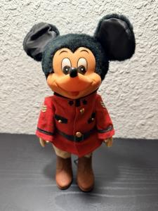 Vintage Mickey Mouse Mountie RCMP Canada Figure Disney Collectible