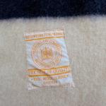 Vintage Hudson’s Bay 3.5 Point 100% Wool Blanket England Gold Seal 50s 