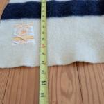 Vintage Hudson’s Bay 3.5 Point 100% Wool Blanket England Gold Seal 50s 