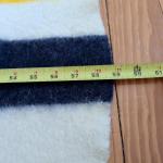 Vintage Hudson’s Bay 3.5 Point 100% Wool Blanket England Gold Seal 50s 