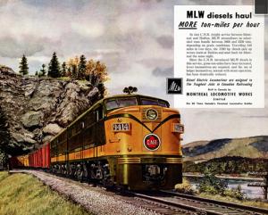 Canadian National Railway "Montreal Locomotive Works" Train Metal Sign