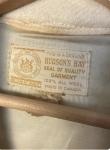 VTG 70’s Hudson's Bay 100% Wool Point Blanket Jacket Coat Size Medium/Large
