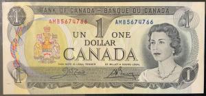 1973 Canada One Dollar Banknote Vintage Gift