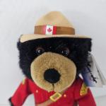 RCMP Sergeant Blackbeary Plush Canadian Bear Toy