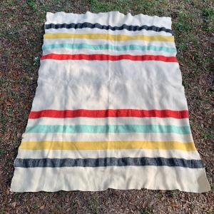 Hudson Bay 4-Point Wool Blanket, Twin Size