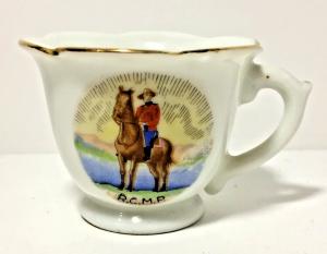 Hand Decorated Vintage RCMP Tea Cup