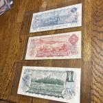1970s Canadian Currency Lot with Scenic Design