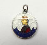 Sterling Silver Enamel RCMP Mountie Charm