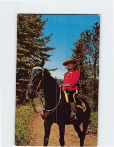 Vintage Royal Canadian Mountie Postcard