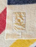 Hudson Bay Multi-Striped Wool Blanket 8'x8