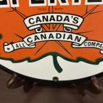 Vintage Supertest Canadian Petroleum Enamel Sign 12
