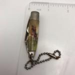 Vintage RCMP Keychain with Pocket Knife and Horse