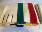Set of 2 Vintage Hudson's Bay Blankets