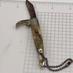 Vintage RCMP Keychain with Pocket Knife and Horse