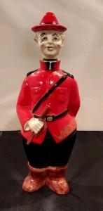 Canadian Mountie Vintage Ceramic Decanter