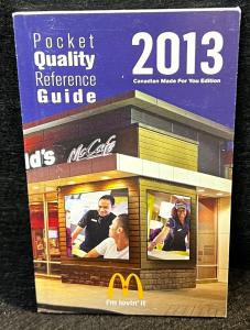 2013 Canadian McDonald's Pocket Guide