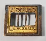 Canadian National Railways Brass Ticket Dater Stamp