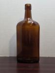 Hudson's Bay Vintage Amber Glass Liquor Bottle