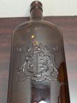 Hudson's Bay Vintage Amber Glass Liquor Bottle