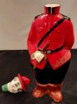 Canadian Mountie Vintage Ceramic Decanter