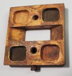 Vintage Canadian Railways Brass Ticket Dater Stamp