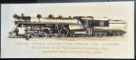 Vintage 1927 Canadian National Railways Locomotive Photo