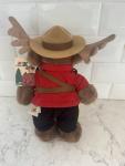 RCMP Moose Plush Toy - Canadian Mounted Police