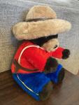 Canadian Mountie 15" Stuffed Bear Plush Toy