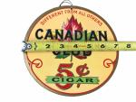 Vintage Canadian Club Cigar Double Sided Sign