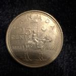 1973 RCMP 25 Cent Coin - Queen Elizabeth II