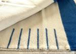 Hudson's Bay Wool Blanket with Blue Stripes