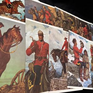 Arnold Friberg RCMP Vintage Artwork 12”x8”