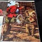 Arnold Friberg RCMP Vintage Artwork 12”x8”
