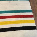 Hudson's Bay Vintage 4 Point Wool Blanket