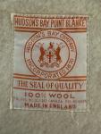 Hudson’s Bay Vintage Wool Queen Blanket