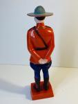 Vintage 1950s Royal Canadian Mountie Plastic Figure