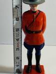 Vintage 1950s Royal Canadian Mountie Plastic Figure