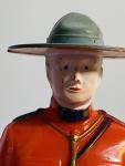 Vintage 1950s Royal Canadian Mountie Plastic Figure