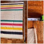 1950s Multistripe Wool Blanket - Hudson’s Bay Style