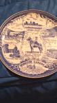 Windsor Ceramic RCMP Collector Plate - Blue & White