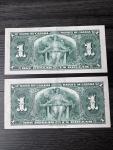 Pair of 1937 Canadian $1 Bank Notes
