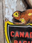 Vintage Canadian Pacific Porcelain Train Sign