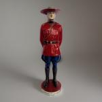 Royal Canadian Mountie Plastic Statue - 7.5